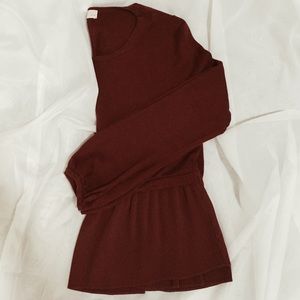 Maroon blouse
